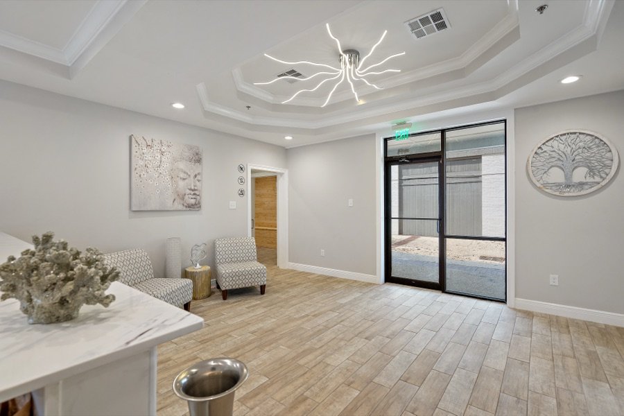 NAKED Wax Bar reception lobby